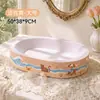 Juguete para gato y cama para gato en uno, resistente a los arañazos, resistente al desgaste, no suelta pelo, cama para gato extragrande, adecuada para todas las estaciones, hecha de cartón blanco para rascar gatos