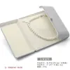 Caja de Regalo de Tres Piezas Doradas para Boda Caja para Collar de Perlas de Doble Apertura Caja de Regalo para el Día de la Madre Collar con Anillo de Perlas Pendientes