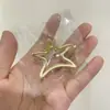 Celebridade da Internet Moda Metal Pequeno Clipe Falso Dourado Clipe Coreano Empurrar Popular Acessórios de Cabelo Feminino Grampo Retro Feminino