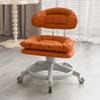 Taburete pequeño universal con ruedas y polea, taburete bajo para el hogar, cambiador de zapatos, respaldo para niños, taburete redondo para sala de estar, banco suave.