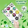 Pegatinas de Tatuaje Power-Up de Fútbol Deportivo para la Copa del Mundo Transfronteriza