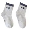 Calcetines de Estudiante para Niños y Niñas de Invierno y Otoño con Ratones de Seis Dedos, Calcetines de Media Caña para Niños, Calcetines de Algodón para Niños Absorbentes de Sudor y Cálidos, Algodón Grueso de Dibujos Animados