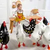 Balão de Folha de Alumínio Criativo de Animal de Desenho Animado Encher com Hélio Aniversário de Bebê Festival Decoração Surpresa Arranjo de Cena