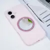 Funda de Silicona con Purpurina y Espejo para Teléfono Móvil Adecuada para Iphone1716Promax Cubierta Protectora Anticaídas Apple 15