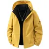 Chaqueta con Capucha para Hombre Primavera/Otoño 2026 Nueva Estilo Americano Chaqueta de Piloto para Exteriores Chaqueta Casual para Hombre Ropa para Hombre