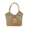Bolsa Tecida Casual Simples para Mulheres 2026 Nova Moda Bolsa Tote para o Dia a Dia Estilosa Bolsa de Ombro ou Axila para Praia