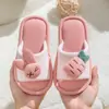 Pantuflas de Lino para Niños Xinwang Conejo Verano Hogar Interior Primavera Silenciosas de Algodón Lino Venta al por Mayor para Niños y Niñas
