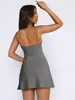 Vestido de Punto Y2K Ajustado de Nuevo Estilo Europeo y Americano con un Toque de Alta Gama, Moda Femenina de Alta Gama de Amazon, Vestido de Punto Sexy con Tirantes Finos