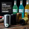 Abridor de botellas de cerveza logo acero inoxidable creativo bar regalo de boda prensa automático imán destornillador de cerveza