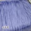 Spot 12 cm de pelúcia de pelúcia artificial de pelúcia de cabelo de imitação de cabelo frito em linha reta boneca de cabelo falso cabelo longo tecido