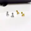 "Série Animal" Aço Titânio Banhado a Ouro Real 18K Transfronteiriço, Nicho, Simples, Versátil, Mais Vendido Venda Direta da Fábrica Modelo Quente