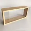 Moldura de foto DIY com flores secas, oca, estéreo, dupla face, feita à mão, decoração de mesa, moldura de foto em acrílico, decoração de presente de aniversário