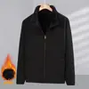 Forro polar de coral polar para hombre y mujer, reversible, forrado de polar, engrosado, doble cara, polar, sudadera chaqueta polar cálida, suéter polar