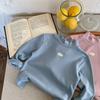 Camiseta Básica Bi Versión Coreana Amigable con la Piel Infantil Derong de Cuello Semi Alto para Niños y Niñas, Camiseta Interior Gruesa de Alta Elasticidad