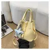 Atacado transfronteiriço 2026 nova bolsa de mão bolsa de trabalho bolsa de ombro única bolsa transversal bolsa feminina toque de alta qualidade bolsa de palha bolsa de balde