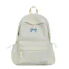Mochila Pequena Fresca Estilo Coreano 2025 Feminina Fofa com Laço Mochila de Menina Mochila Escolar para Estudante de Ensino Fundamental