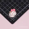 Acessórios de Resina de Gato Maçã Desenho Animado Feitos à Mão Cola de Creme Decorações DIY para Capas de Celular, Presilhas de Cabelo, Acessórios de Cabelo, Fivelas de Sapato e Enfeites