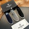 Zapatos Casuales para Hombre Estilo Europeo Marca Balenciaga con Cordones Piel Genuina Caña Baja Cómodos Versátiles Moda Zapatillas Sencillas Modernos