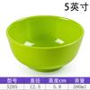 Cuenco pequeño de melamina comercial anticaída, cuenco para sopa de gachas de avena de comida rápida, cuenco de arroz de color plástico de porcelana de imitación espesa, vajilla de restaurante