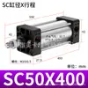 Cilindros, Componentes Pneumáticos Pequenos, Cilindros Booster, Pistões de Alto Empuxo, Cilindros Padrão de Liga de Alumínio Sc40/50/63