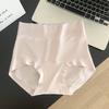 Roupa Íntima Feminina de Algodão Puro de Cintura Alta para Outono e Inverno, Amiga da Pele, que Abraça os Quadris, Forro Antibacteriano de Seda de Amora 10A, Calcinha Feminina