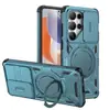 Nova capa de celular para comércio exterior, adequada para Samsung S26 Ultra, capa protetora 2 em 1 com janela deslizante e suporte de 360 graus, também compatível com S27u