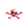 Titanio F136 Aleación de Titanio Calavera Rosca Interna Labio Uña Pendientes Nariz Accesorios para Uñas Joyería Europea y Americana