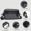 Nova Bolsa de Ombro Casual para Homens, Bolsa Transversal Elegante, Bolsa Clutch Grande Capacidade para Homens, Bolsa Quadrada Pequena Horizontal, Bolsa de Mão