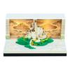 Árbol de Regalos Culturales Creativos Transfronterizos Escultura de Papel Casa del Árbol Calendario Decoración de Escritorio de Oficina Bloc de Notas Estéreo 3D