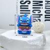 Llavero de Muñeco Stitch de Dibujos Animados Colgante Glotonería Pastel Llavero de Stitch Colgante de Bolso para Pareja de Silicona