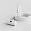 Carregador Portátil com Suporte Embutido para Uso no Avião, Carregador Portátil Mini de Bolso com Carregamento Duplo, Presente Personalizável