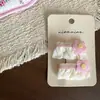 Presilha de Cabelo Flor de Renda Doce para Crianças, Grampo, Presilha Lateral, Presilha para Franja
