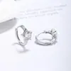 Pendientes de Zirconia con Forma de Estrella de Cinco Puntas Joyería para Orejas de Lujo Ligero Gama Alta para Mujer Tachuelas de Estrella de Plata de Ley 925 Accesorios de Nicho Regalo de Cumpleaños