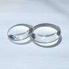 Lente convexa plana acrílica de 30 mm, procesamiento óptico de lentes convexas de alta calidad, directa de fábrica