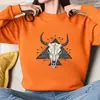 Moletom Gola Redonda com Estampa de Cabeça de Vaca para Comércio Transfronteiriço, Top Tendência Atacado para Temu, Amazon, Wish