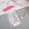 Bolsa Impermeável Luminosa para Celular com Airbag Nova Tela de Toque para Natação e Mergulho Capa Protetora à Prova d'Água para Levar para Casa Venda por Atacado