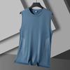 Colete esportivo de verão masculino, malha, basquete, top, roupas de treino fitness, corrida, secagem rápida, sem mangas, colete solto para atletismo