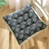 Almofada de cadeira para estudantes, almofada de assento de escritório, almofada quadrada para o bumbum, almofada de cadeira, uso doméstico, com alças, almofada de chão macia