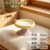 Tazón elevado de cerámica para mascotas con diseño de helado, tazón para gatos de Instagram, plato para snacks anti-acné para gatos y perros, tazón de comida para mascotas transfronterizo