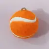 Chaveiros Pingentes de Tênis, Basquete, Baseball, Sinuca, Futebol, Rugby Simulados, Presentes Esportivos, Acessórios DIY