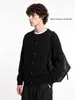 APO Roupa Masculina Tricô Cardigan Texturizado Transfronteiriço para Homens, Estilo Old Money, Suéter Jaqueta Casual Solto de Manga Longa para Homens