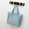 Bolso tote de gran capacidad con relieve de diamante 2023 nuevo moda moderno fresco color sólido decoración de lentejuelas bolso de hombro