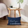 Vendas Diretas Transfronteiriças Dia dos Namorados Coração Amor Elfo Padrão 30*50 Linho Fronha para Almofada de Cintura Fronha para Almofada de Escritório