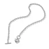 Collar de Acero Inoxidable con Corazón para Mujer, Moderno, Estilo Frío Ins, Sentido de Diseño de Nicho, Cadena Gruesa, Cadena para Clavícula, Cadena de Cuello Hip Hop