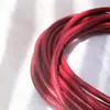 Cuero PU Costura de Borde Núcleo Redondo Envuelto en Correa Correa para Hombro Cuerda Accesorios DIY Tracción Cuerda de Cuero Trenzado