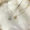 Collar de Ángel con Colgante Cruzado de Doble Capa Dz para Mujer, Cadena para Suéter con Diseño de Nicho, Elegante y Versátil, Regalo para Joyería de Mejor Amiga