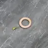 Ganchos para Anillos de Cortina de Madera Maciza Accesorios Clips de Anillo para Barra Romana Accesorios de Anillo de Madera Hebilla Ajustable