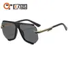 Gafas de Sol para Mujer Estilo Nuevo Transfronterizas Tendencia Estilo Europeo y Americano Montura Media Poligonales Moda Gafas de Sol M6281