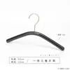 Cabides de Acrílico Preto para Lojas de Roupas Infantis, Logotipo Personalizado no Atacado para Lojas de Roupas, Cabides para Calças