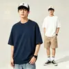 Camiseta Roman de Manga Curta Lyocell Natural Fresca de Verão 2026 para Homens e Mulheres, Camiseta Trendy de Seda Gelada de Secagem Rápida e Peso Pesado